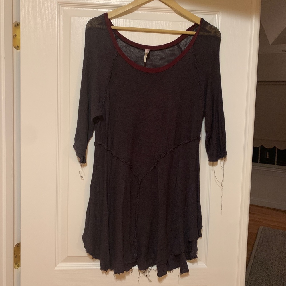 Free people 3/4 sleeved sweater